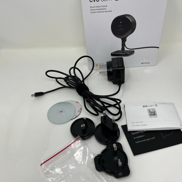 Eve Cam 501E Secure Indoor Camera Apple HomeKit Smart WiFi Camera Tested Working - Picture 7 of 15